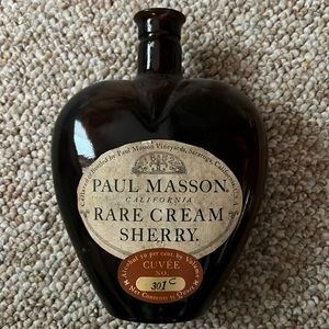 Vintage 1970s era Paul Masson bottle